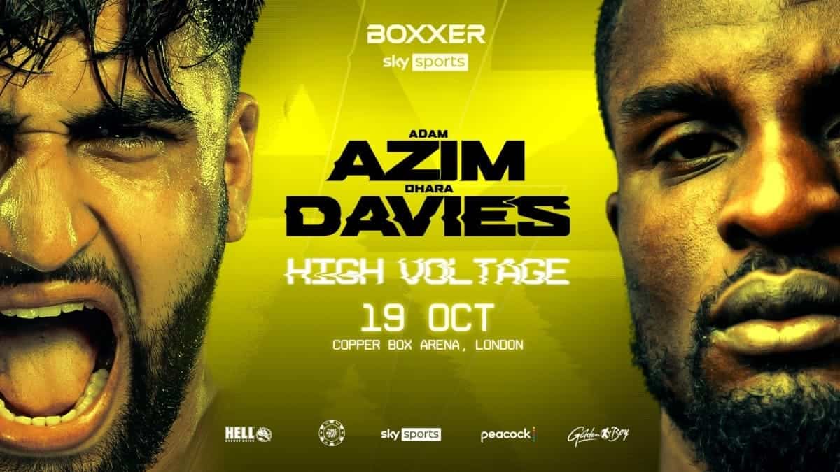 Adam Azim vs Ohara Davies poster