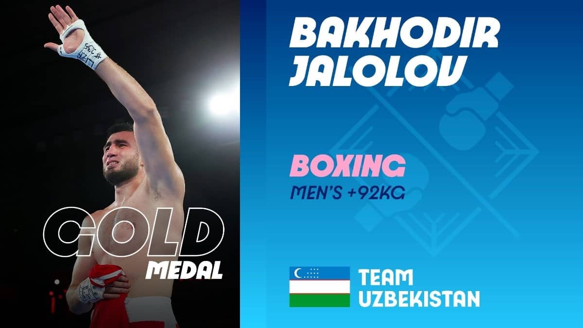 Bakhodir Jalolov super heavyweight gold Paris 2024