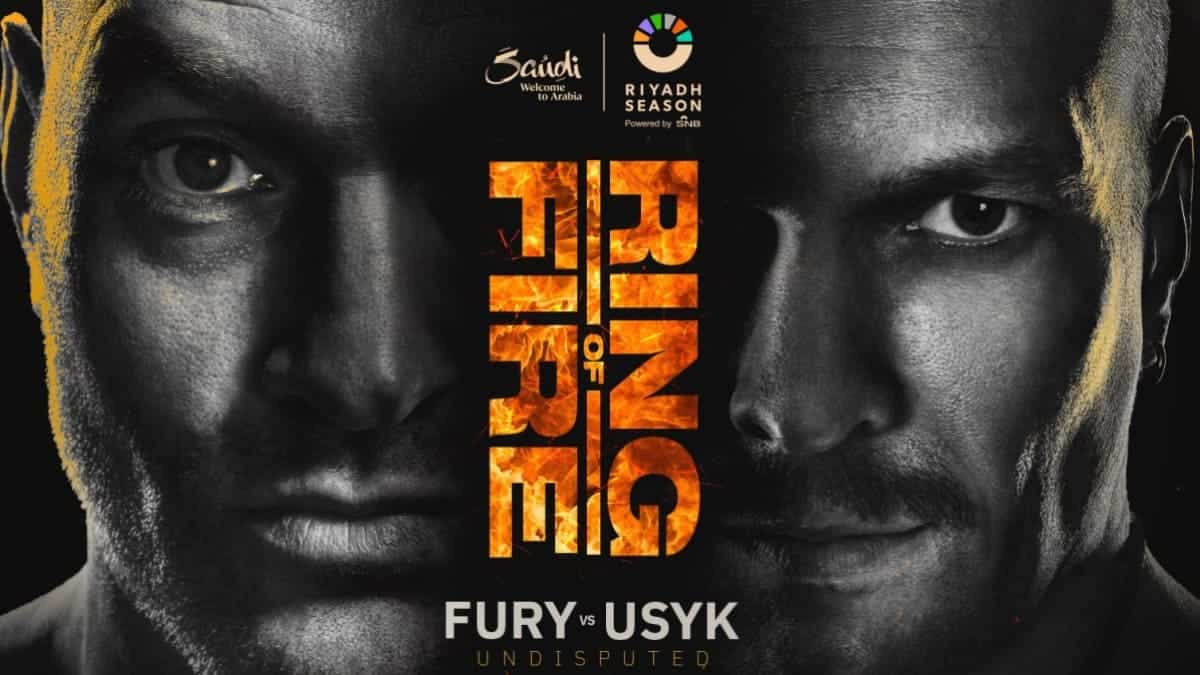 Fury vs Usyk undercard poster