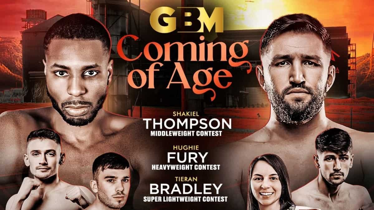 Hughie Fury and Shakiel Thompson April 20