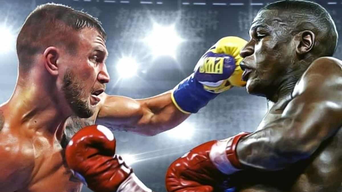 Vasyl Lomachenko and Floyd Mayweather