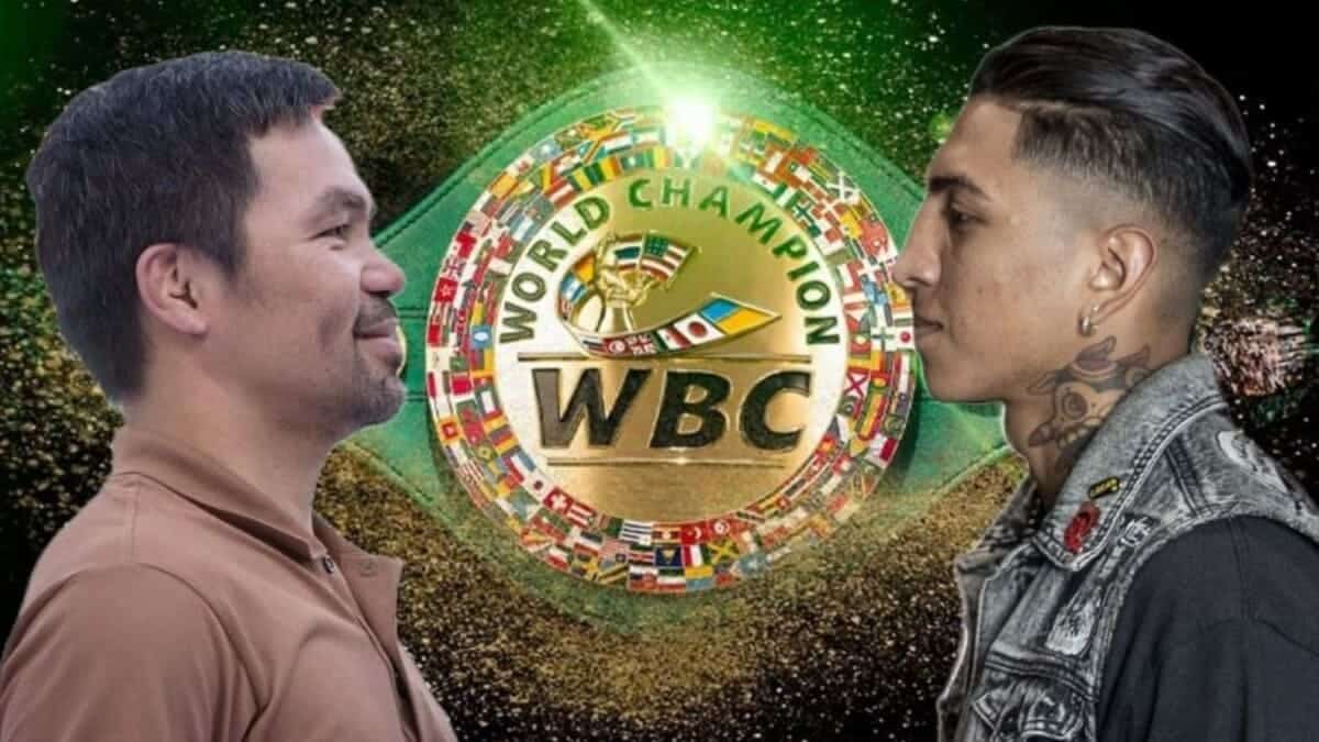 Manny Pacquiao vs Mario Barrios WBC title