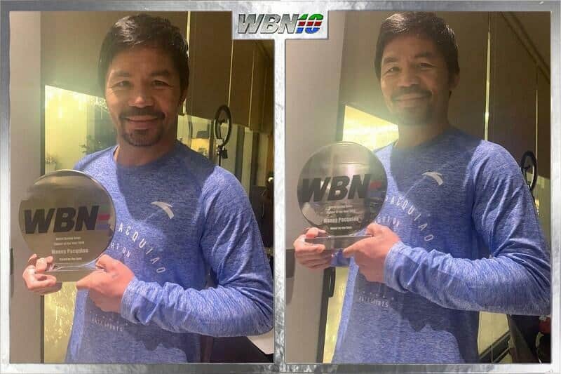 Manny Pacquiao WBN Fighter of the Year 2019