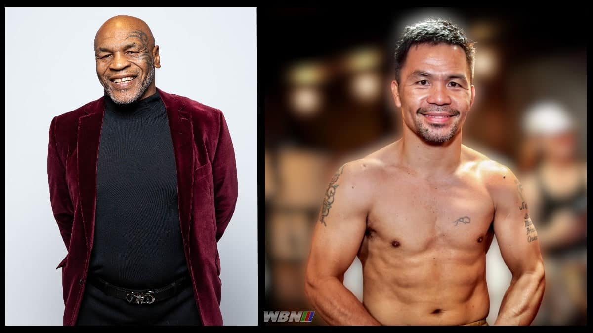 Mike Tyson and Manny Pacquiao