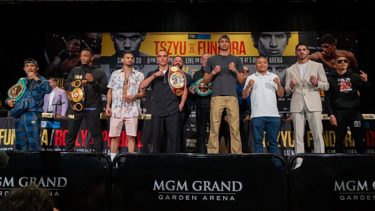 Tszyu vs Fundora Final Press Conference