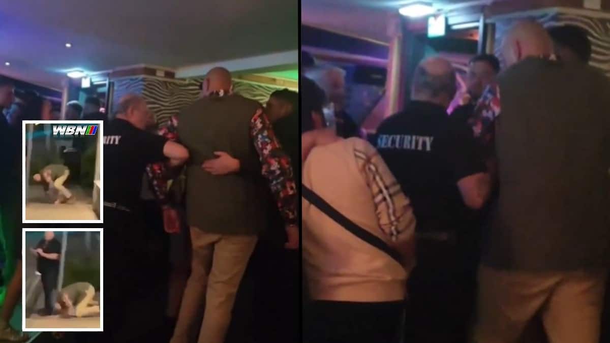 Tyson Fury drunk fall