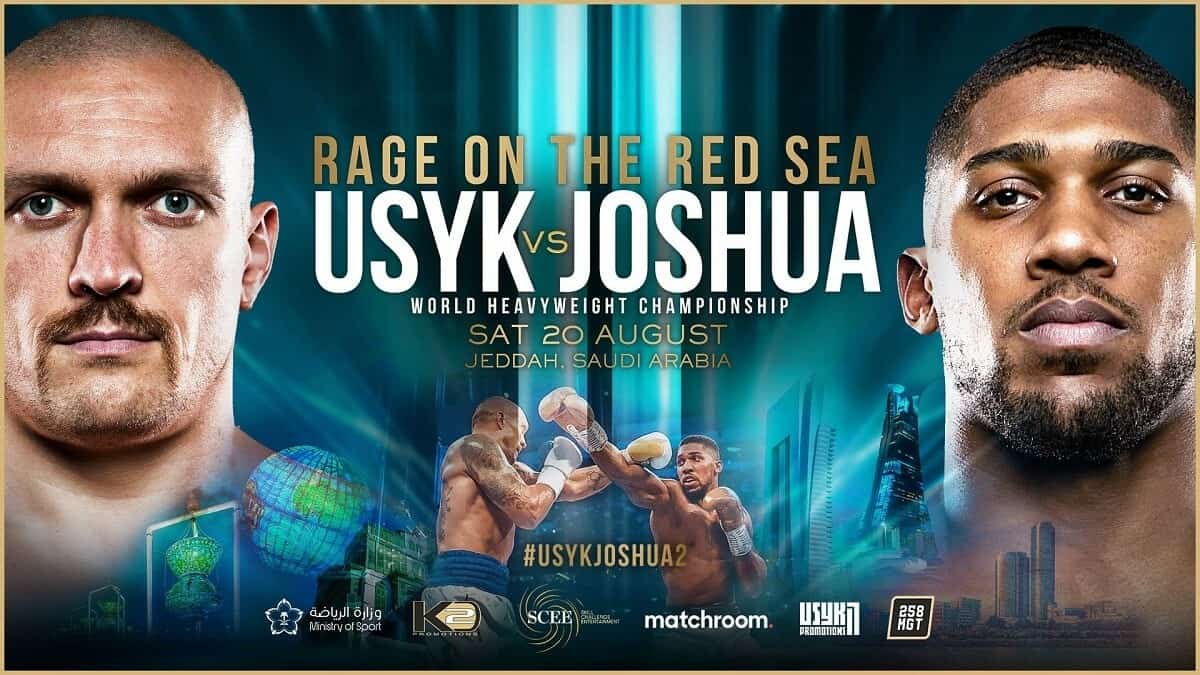 Anthony Joshua Oleksandr Usyk vs Joshua 2 Pay Per View