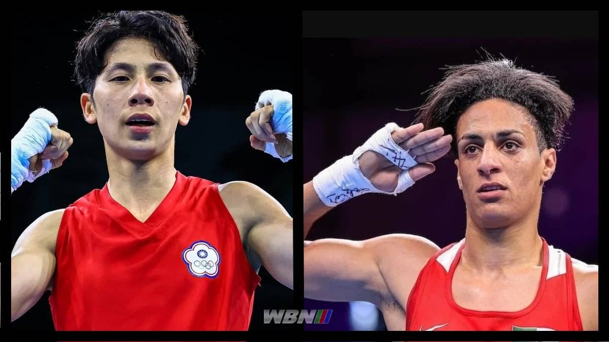 Women Boxers Lin Yu-Ting and Imane Khelif