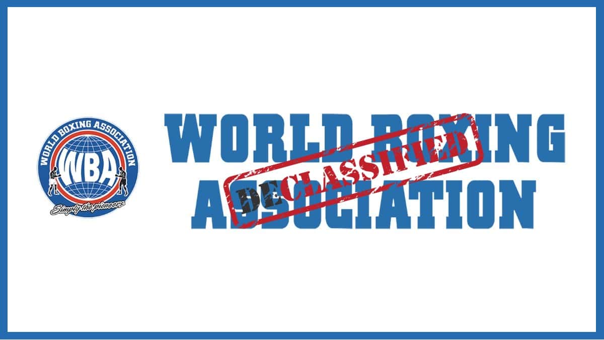 World Boxing Association WBA declassified